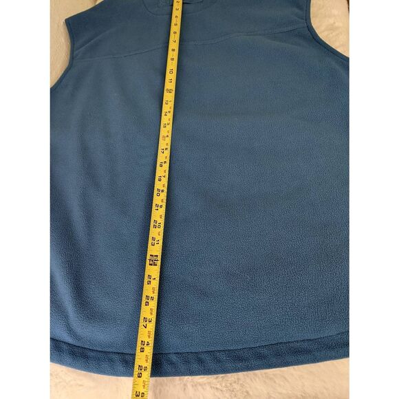 Duluth Trading Full Zip Fleece Vest Size Mens 2XL Teal Outdoor Camping - Picture 4 of 6